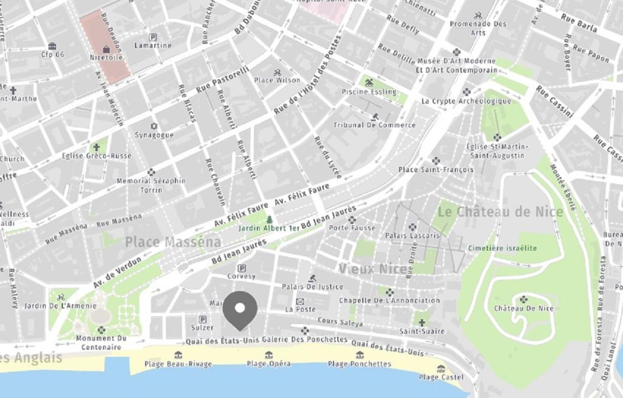 Aparthotel Riviera - Balcon Des Etats Unis - Old Town Promenade Des Anglais Nice Exterior foto